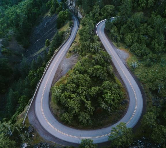 winding road