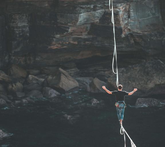tight rope walker