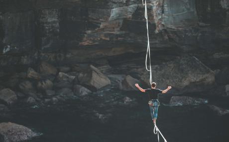tight rope walker